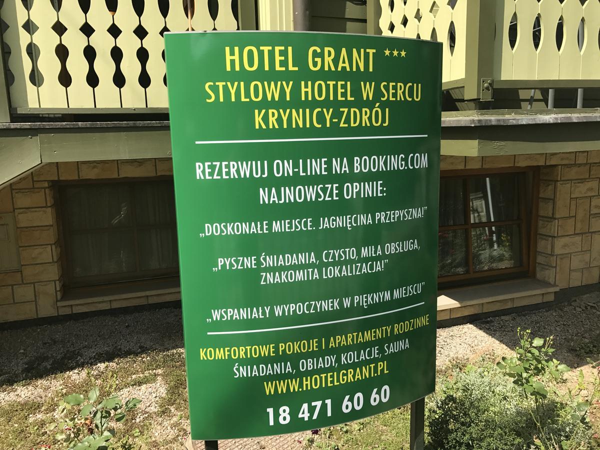 Hotel Grant Krynica Zdroj Bagian luar foto